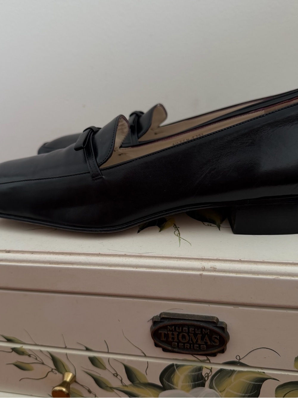 Coach Black Leather Loafers - Picture 2 of 9